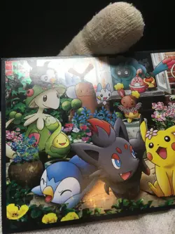 Pikachu Zorua Piplup Celebi 099 - VIntage Pokemon Bromides DX Jumbo Cards - Image 4