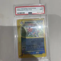 PSA 9 Pokemon Feraligatr Reverse Holo Expedition Base Set e-Series 46/165 - Image 1