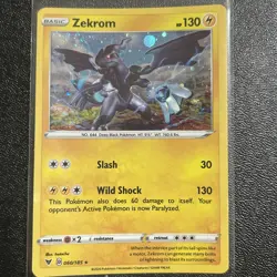Pokemon TCG Zekrom Vivid Voltage 060/185 Holo Rare Mint Pack Fresh - Image 1