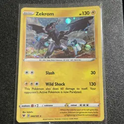 Pokemon TCG Zekrom Vivid Voltage 060/185 Holo Rare Mint Pack Fresh - Image 2