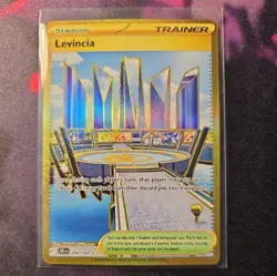 Pokemon Card TCG - Levincia 244/182 - Destined Rivals - Hyper Rare - NM ⭐ - Image 1