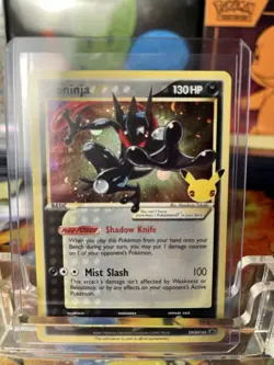 Pokemon NM Greninja Star SWSH144 Black Star Promo Holo - Image 1