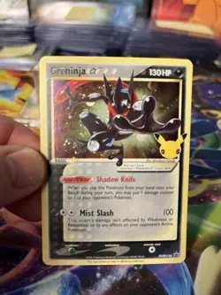 Pokemon NM Greninja Star SWSH144 Black Star Promo Holo - Image 3