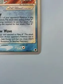 Pokemon 2008 World Championships Mew 101/101 Non-Holo Gold Star Delta Species - Image 4