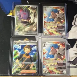 Pokemon journey together Lot 4x Zorua Lycanroc Brock’s scouting lot - Image 1