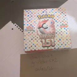 Japanese/JP Pokemon 151 SV2A Booster Box, Sealed (READ DESCRIPTION) #3 - Image 5