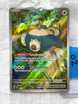 SEALED! Snorlax Pokemon Scarlet Violet 151 Promo Illustration Rare 051 - Image 1