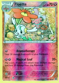 Pokemon TCG! Reverse Holo "Floette"! XY BREAKthrough! #102/162! Lightly Played! - Image 1