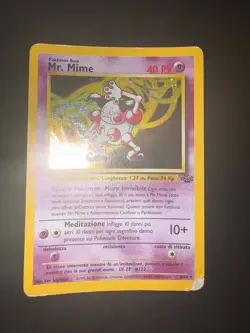 Carta Pokemon Mr. Mime 6/64 Set Jungle Holo Ita - Image 1