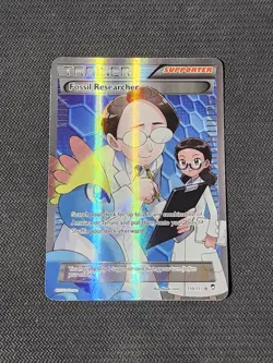 Pokemon Furious Fists "Fossil Researcher" 110/111 / Ultra Rare / Lightly Played - Image 1