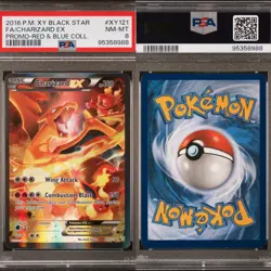 Pokemon TCG Charizard EX XY121 Black Star Promo Holo 2016 PSA 8 NEAR MINT - MINT - Image 1