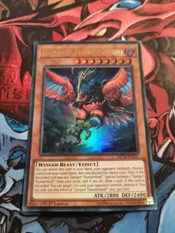 MP19-EN217 Danger! Thunderbird! Ultra Rare 1st Edition NM Yugioh Card - Image 3