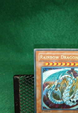 Yugioh! - Rainbow Dragon TAEV-EN006 - 1st Edition Secret Rare - Holo Line Bleed* - Image 2
