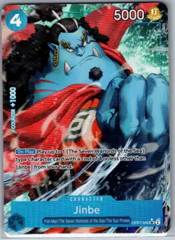Jinbe (Alt Art) OP07-045 English 500 Years in the Future - One Piece Card - NM - Image 1