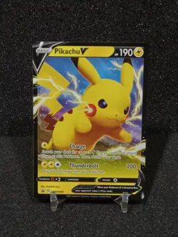 Pikachu V Full Art Promo SWSH061 Pokemon TCG Card - Image 1