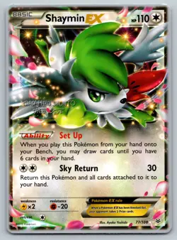 Shaymin EX 2015 Roaring Skies 77/108 Rare Pokemon World Championships 2016 * NM - Image 1