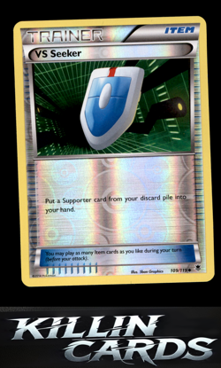 Reverse Holofoil VS Seeker 109/119 Pokemon Uncommon XY - Phantom Forces Card NM - Image 1