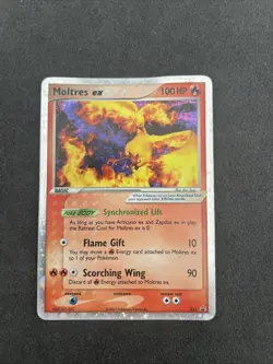 Pokemon Card Moltres EX 031 Holo Black Star Promo - Image 1
