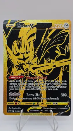 Zacian V - SWSH076 - SWSH: Sword & Shield Promo Cards (SWSD) - Image 1