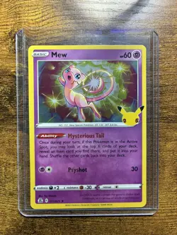 Mew - Pokemon- 011/025 Celebrations Rare Holo Card - Image 1