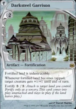 1x Darksteel Garrison Moderate Play MTG Magic - Kid Icarus - - Image 1