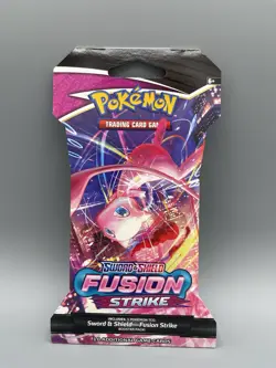 Pokemon SWSH Fusion Strike Sleeved Booster Pack Factory Sealed (1 Pack) - Image 1