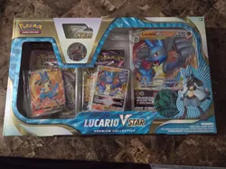 Pokemon TCG Lucario VSTAR Premium Collection Box Sealed - Image 1