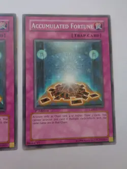 Playset: 3x Accumulated Fortune CDIP-EN057 (Common, 1st Ed, Lightly Played) - Image 5