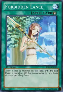 1x (P) Forbidden Lance - BP02-EN162 - Common - 1st Edition YuGiOh - Image 1