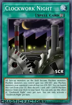 YUGIOH RA03-EN071 Clockwork Night Secret Rare 1st Edition NM - Image 1