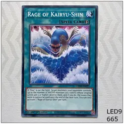 Rage of Kairyu-Shin - LED9-EN027 - Common 1st Edition Yugioh - Image 1