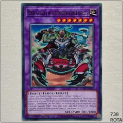 Heavy Cavalry of the Indestructible Insects - ROTA-EN082 - Common 1st Ed Yugioh - Image 1
