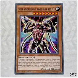Super Armored Robot Armed Black Iron "C" - SAST-EN097 - Common 1st Edit Yugioh - Image 1