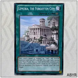 Lemuria, the Forgotten City - ABYR-EN057 - Common 1st Edition Yugioh - Image 1
