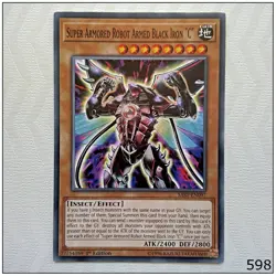 Super Armored Robot Armed Black Iron "C" - SAST-EN097 - Common 1st Edit Yugioh - Image 1