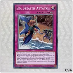 Sea Stealth Attack - LED9-EN030 - Common 1st Edition Yugioh - Image 1