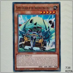 Supply Soldier of the Indestructible Insects - ROTA-EN081 - Common 1st Ed Yugioh - Image 1