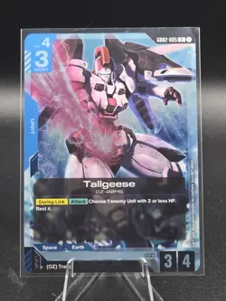 Tallgeese Gundam Card Game Dual Impact Rare GD02-005 - Image 1