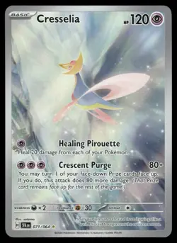 Pokemon Cards Cresselia 071/064 Shrouded Fable Illustration Rare NM - Image 1