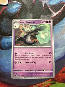 Alolan Marowak - 057/159 - Uncommon - Near Mint Pokemon Card - Image 1