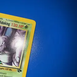 Pokemon TCG Giovanni's Nidoking Gym Challenge Holo Card 7/132 Unlimited Rare NM - Image 3