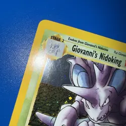 Pokemon TCG Giovanni's Nidoking Gym Challenge Holo Card 7/132 Unlimited Rare NM - Image 4