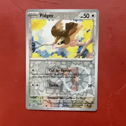 Pidgey 016/165 Play! League Stamp Promo Stamped 151 Master Set Pokemon Card - Image 1