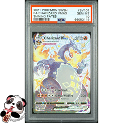 PSA 10 Charizard VMAX Shining Fates Full Art SV107/SV122 Pokemon Card - Image 1