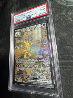 PSA 9 Alakazam ex 201/165 Special Illustration Rare 151 Pokemon Card Mint - Image 3