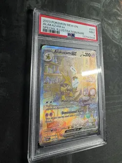 PSA 9 Alakazam ex 201/165 Special Illustration Rare 151 Pokemon Card Mint - Image 4