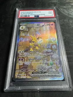 PSA 9 Alakazam ex 201/165 Special Illustration Rare 151 Pokemon Card Mint - Image 5
