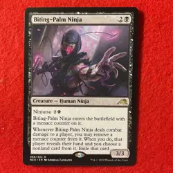 Biting-Palm Ninja - Kamigawa: Neon Dynasty - Magic the Gathering - MTG - Image 1