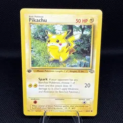 Clean - Pokemon Pikachu Common First 1st Edition Jungle WOTC PSA Gradable - Image 1