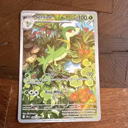 Pokemon Servine 088/086 SV Black Bolt Illustration Rare Holo – Free Fast Ship - Image 1